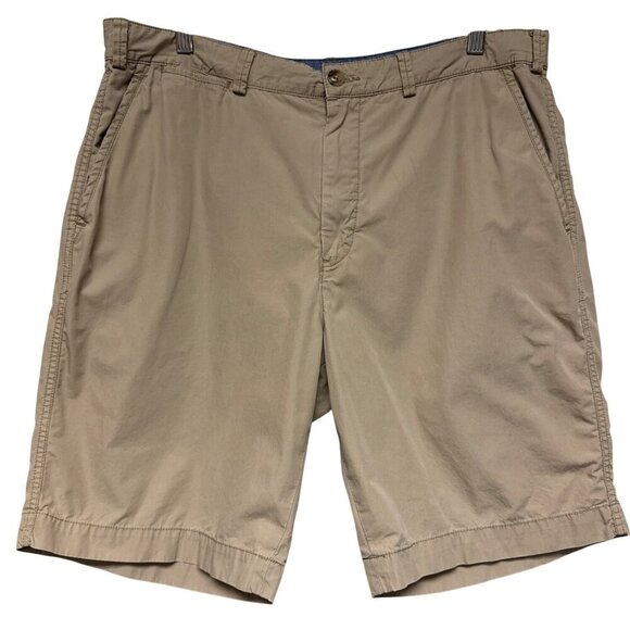 Polo Ralph Lauren Men's Relaxed Fit Chino Shorts Tan Khaki Summer Flat Front 35 - Picture 1 of 10